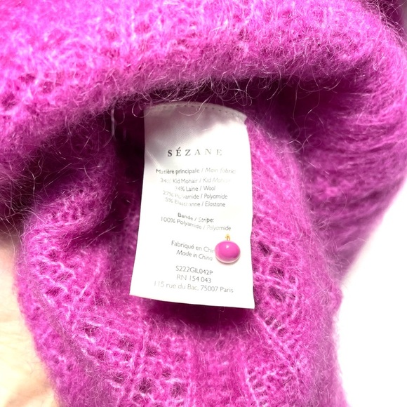 SEZANE Susanna Cardigan in Wisteria size Small - Picture 7 of 12